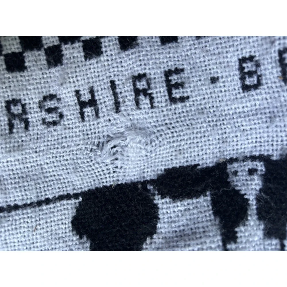 Vintage Tapestry Throw Pat Meyers Cow Breeds Holstein Black Angus Jersey Friesan